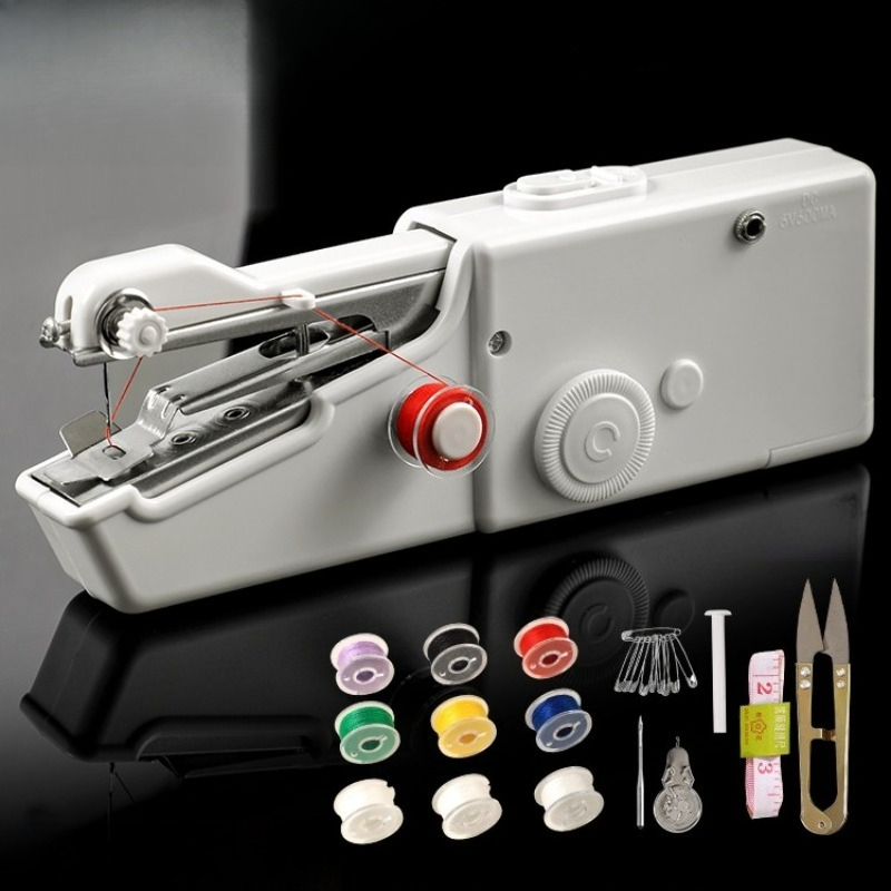 Mini Electric Sewing Machine Handheld - 가정용 휴대용 전기 재봉틀, 휴대용 미니