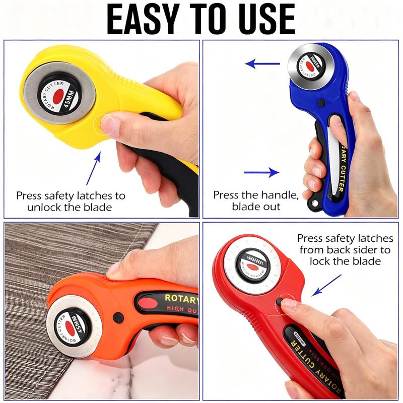 패브릭 로터리 커터 45mm 블레이드 카드 종이 재봉  - Rotary Cutter For Fabric 45Mm 리뷰 및 가격