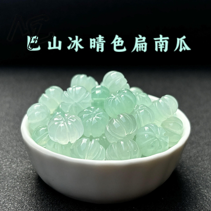 10pcs 녹색 옥 호박 구슬 DIY 귀걸이 팔찌 매력 - Beading 리뷰 및 가격