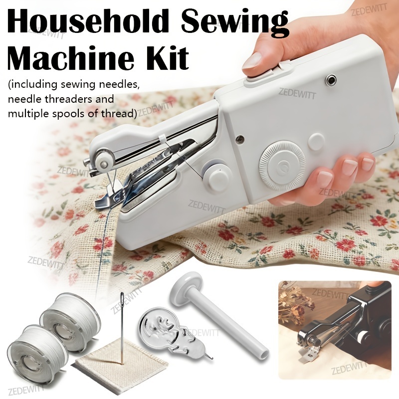 휴대용 핸드헬드 전기 재봉틀 미니 퀵 스티치 DIY 원 - Mini Electric Sewing Machine Handheld 리뷰 및 가격