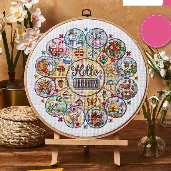 [CC4270 - 행복한 새해] 초보자를 위한 DIY  - Cross Stitch Stamped Kits Beginners 리뷰 및 가격