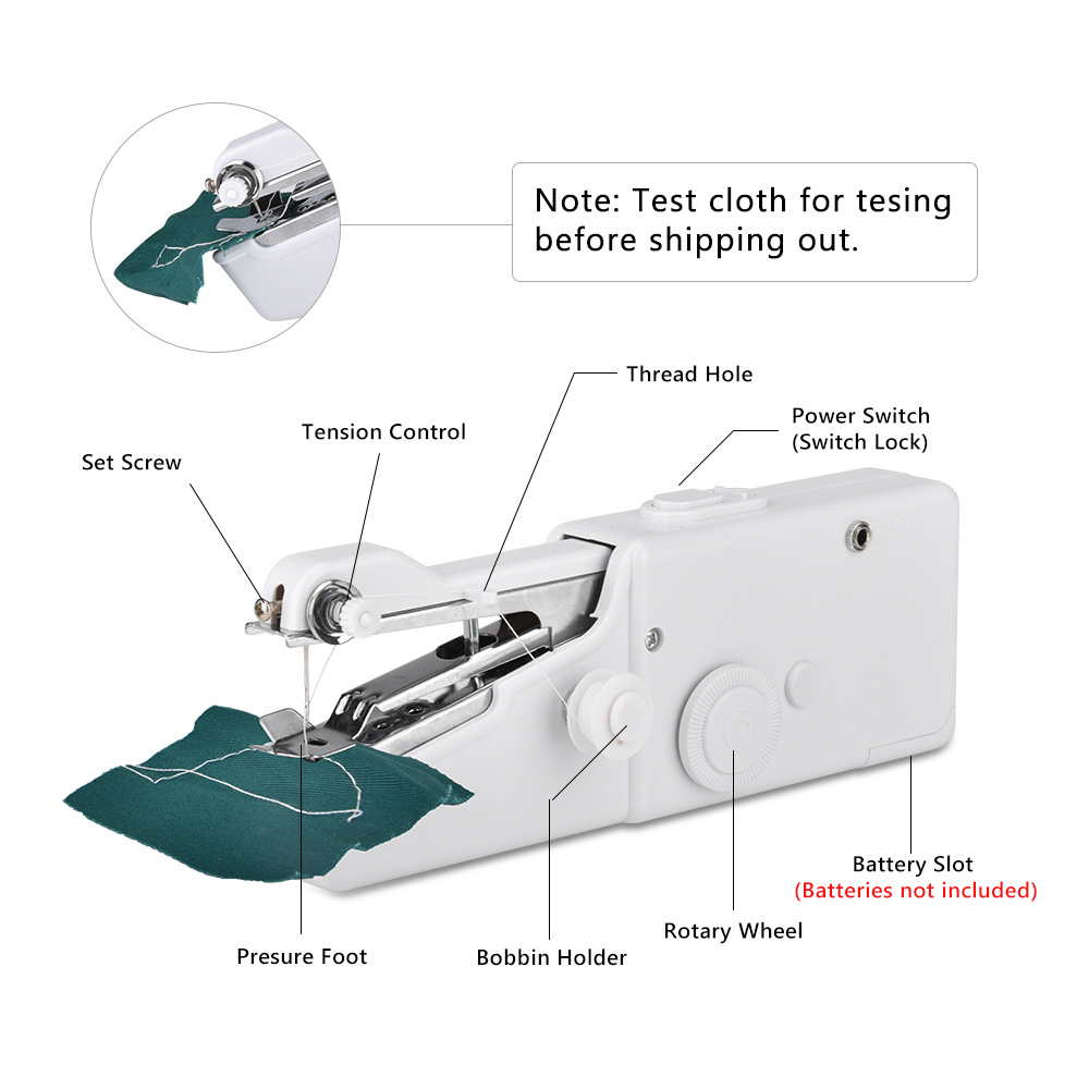 미니 휴대용 핸드 헬드 재봉틀 스티치 바느질 무선 의류 - Mini Electric Sewing Machine Handheld 리뷰 및 가격