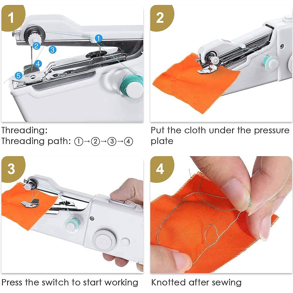 미니 휴대용 핸드 헬드 재봉틀 스티치 바느질 무선 의류 - Mini Electric Sewing Machine Handheld 리뷰 및 가격