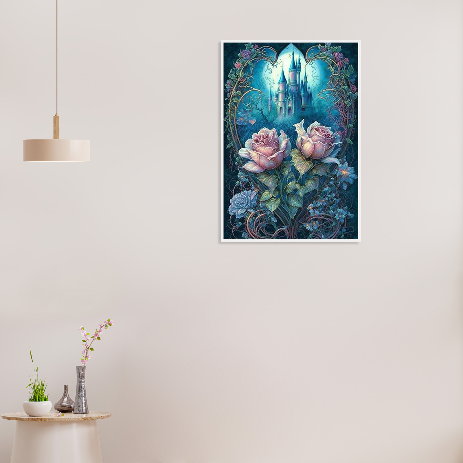 대형 원형 다이아몬드 페인팅 키트, 5D 장미 원형 풀 - 5D Diamond Painting Kit Full Drill 리뷰 및 가격