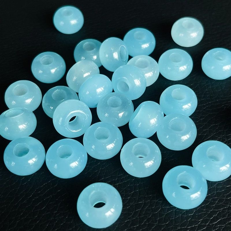 10개입 천연 바다색 보석, 큰 구멍이 있는 비즈, D - Beading 리뷰 및 가격