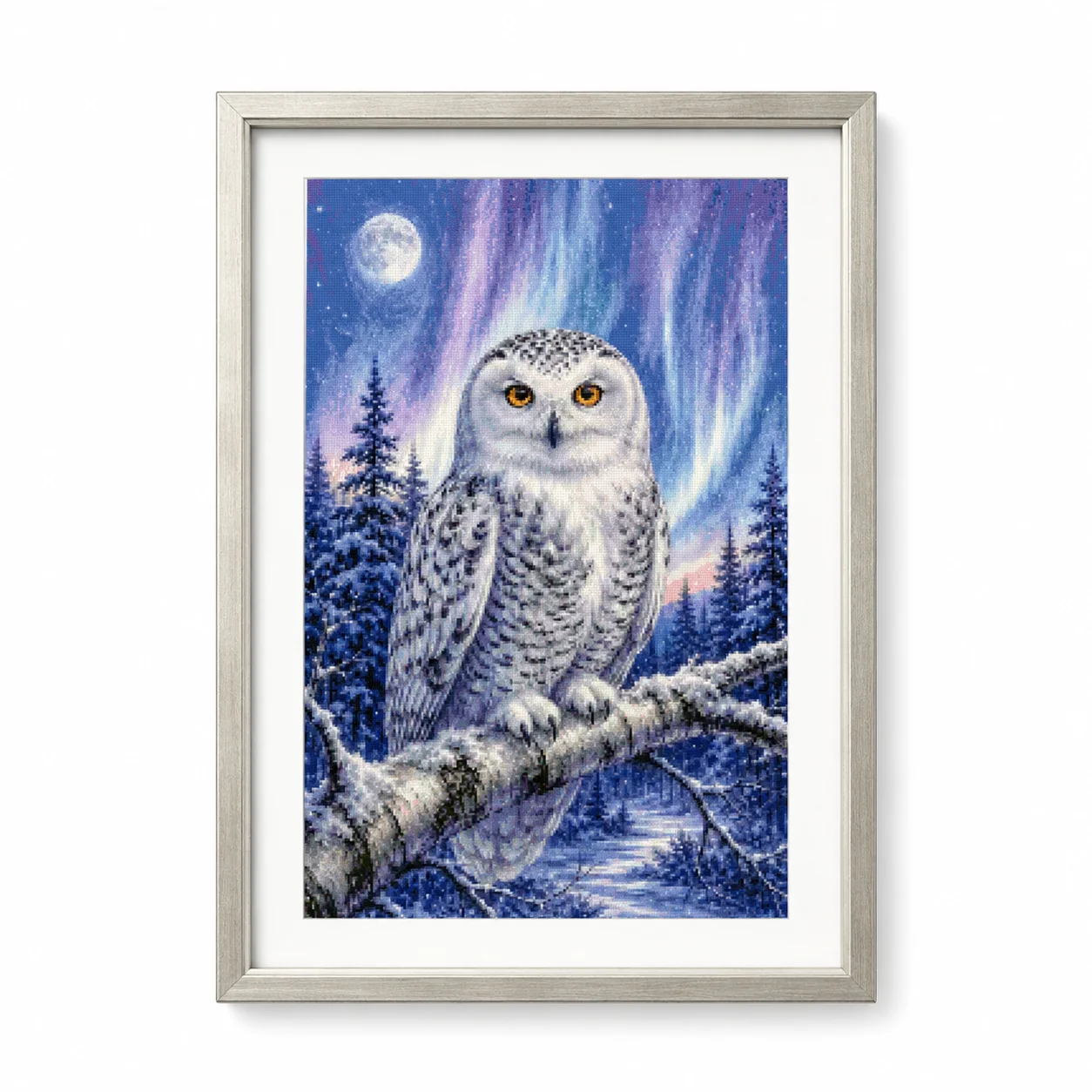 [ZZ8820-겨울 시계 올빼미] |   초보자를 위한 - Cross Stitch Stamped Kits Beginners 리뷰 및 가격
