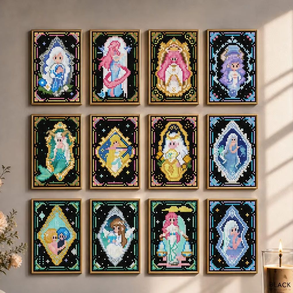 미니젬 5D DIY 다이아몬드 페인팅 키트 10x15c - 5D Diamond Painting Kit Full Drill 리뷰 및 가격